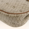 Christian Dior Vintage Honeycomb Canvas and Leather