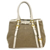 Prada Open Tote Canvas with Leather