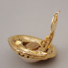 Chanel Vintage Round Clip-On Metal with Faux Pearl