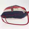 Gucci Logo Drawstring Striped Canvas