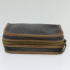 Christian Dior Vintage Honeycomb Zip Canvas and Leather