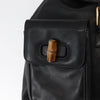 Gucci Vintage Bamboo Leather