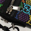 Gucci Front Zip Messenger Psychedelic Print GG Coated Canvas