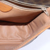 Celine Vintage Macadam Circle Logo Canvas and Leather