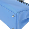 Hermes Kelly Blue Epsom with Palladium Hardware