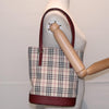 Burberry Nova Check Tote Canvas and Leather