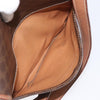 Celine Vintage Macadam Circle Logo Canvas and Leather
