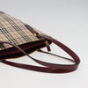 Burberry Nova Check Tote Canvas and Leather