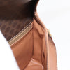 Celine Vintage Macadam Circle Logo Canvas and Leather