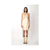 Secondhand Cream Leather Dress - '00s
