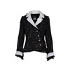 Secondhand Chanel Tweed Blazer With Crochet Trim - '00s