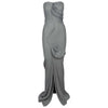 Secondhand Vivienne Westwood Grey Strapless Gown- '10s