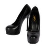 Secondhand Saint Laurent Black Leather Pumps - '20s
