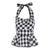 Secondhand Vivienne Westwood Red Label Gingham Halter Top - '00s