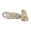 Secondhand Jimmy Choo Belgravia Metallic Gold Sneakers - '10s