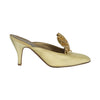 Secondhand Vintage Gianni Versace Gold Crystal Shell Heels - '90s