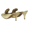 Secondhand Vintage Gianni Versace Gold Crystal Shell Heels - '90s