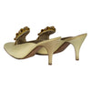 Secondhand Vintage Gianni Versace Gold Crystal Shell Heels - '90s