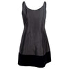 Secondhand Valentino Silk and Velvet Dress with Pleated Jacket - '80s