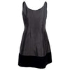 Secondhand Valentino Silk and Velvet Dress with Pleated Jacket - '80s