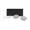 Secondhand Gianfranco Ferré Wire Rimmed Round Sunglasses - '10s