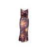 Secondhand Ruched Sheer Dress - '10s