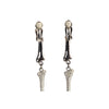 Secondhand Vivienne Westwood Silver Faustine Long Earrings - '20s