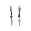 Secondhand Vivienne Westwood Silver Faustine Long Earrings - '20s