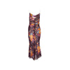 Secondhand Ruched Sheer Dress - '10s