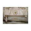 Secondhand Prada Beige Leather Hobo Handbag with Strap - '10s