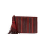 Secondhand Anya Hindmarch Red Stripe Clutch - '10s