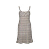 Secondhand Empire Waist Tweed Flare Dress - '00s