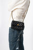 Secondhand Black Quilted Single Flap - '90s