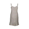 Secondhand Empire Waist Tweed Flare Dress - '00s