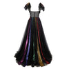Secondhand Gucci Embroidered Sequin Tulle Gown - '10s
