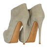 Secondhand Suede Gray Ankle Boots - '20s