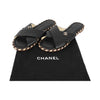 Secondhand Chanel Lambskin Braided Mule Sandals - '10s