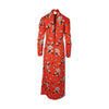 Secondhand Self Portrait Botanical Printed Crepe Midi Dress - '10s