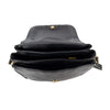 Secondhand Giorgio Beverly Hills Black Leather Crossbody Bag - '10s