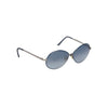 Secondhand Fendi Oval Gradient Aviator Sunglasses - '10s