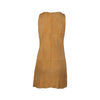 Secondhand Tan Suede Dress - '00s