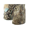 Secondhand Roberto Cavalli Feather Printed Silk Blouse - '00s