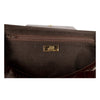 Secondhand Gianni Versace Vintage Crocodile Embossed Handbag - '90s