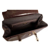 Secondhand Gianni Versace Vintage Crocodile Embossed Handbag - '90s