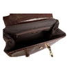 Secondhand Gianni Versace Vintage Crocodile Embossed Handbag - '90s
