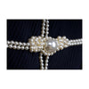 Secondhand Chanel Navy Majorette Jacket with Pearls - '10s