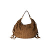 Secondhand Miu Miu Woven Leather Fringe Hobo - '10s