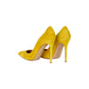 Secondhand Gianvito Rossi Yellow Suede Pumps - '20s