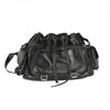 Secondhand Saint Laurent Black Leather Crossbody Messenger Bag - '00s