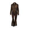 Secondhand Roberto Cavalli Laser-Cut Leather Shirt - '00s